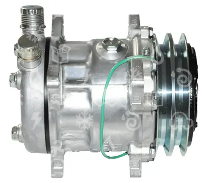 kompresor UNI SANDEN 5H09 model 5073, řemenice 125 mm - 2GA, 24V